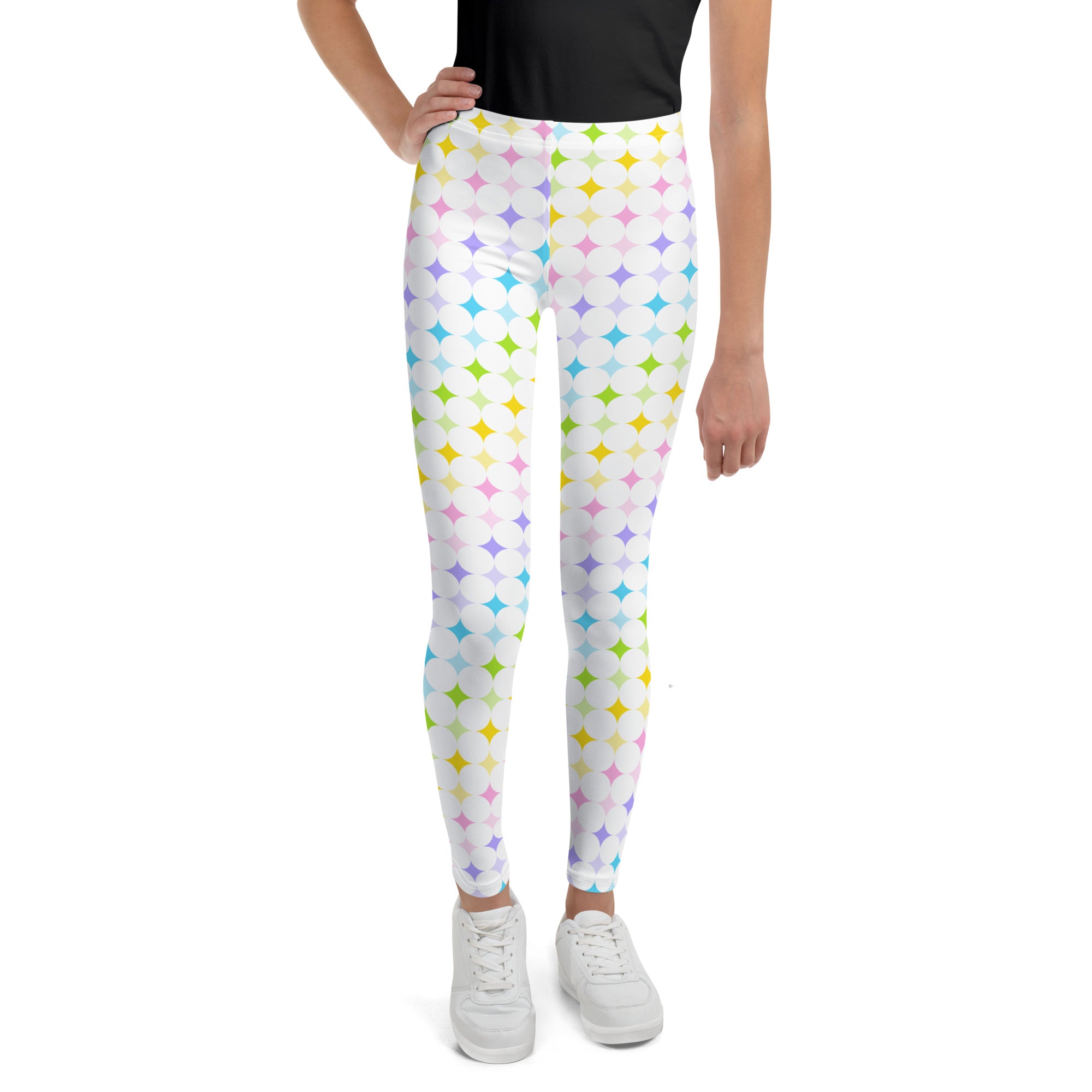Pastel Glimmer Youth Leggings