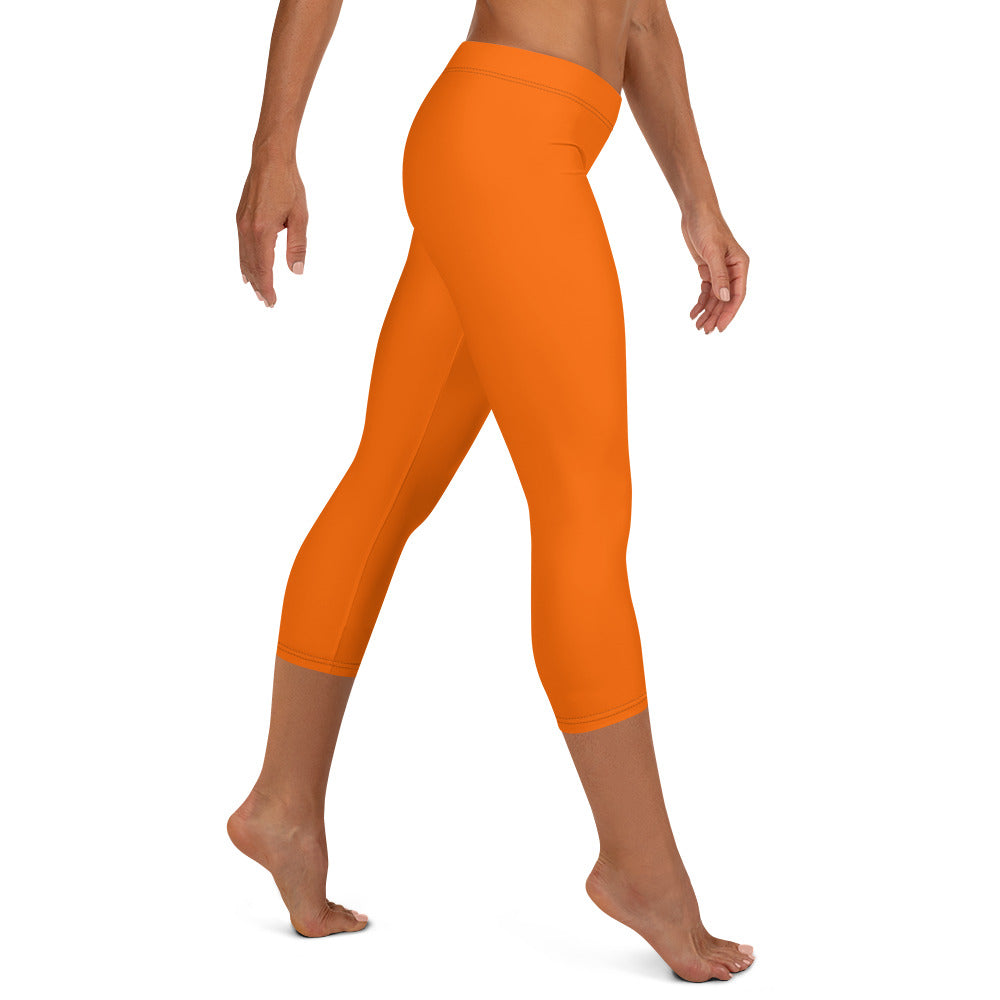 Mid Waist Capri Leggings