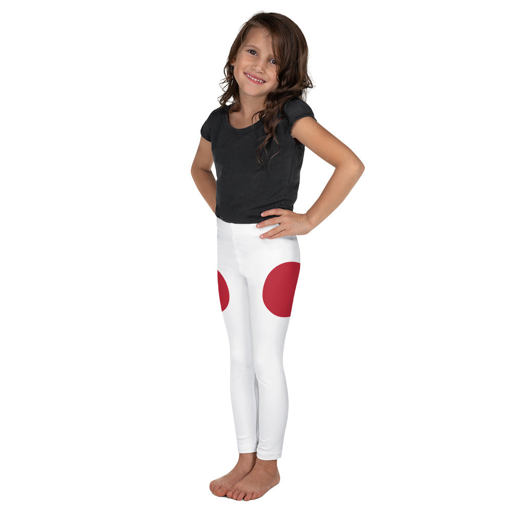 Leggings - White/hearts - Kids