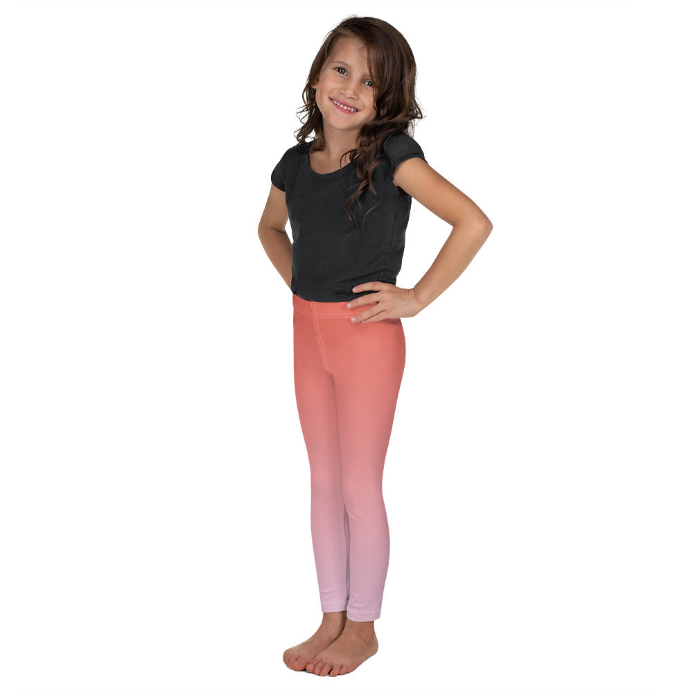 Rose and Pink Ombre Kid's Leggings