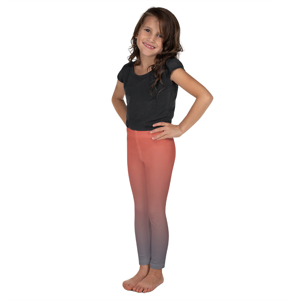 Rose and Grey Ombre Kid's Leggings