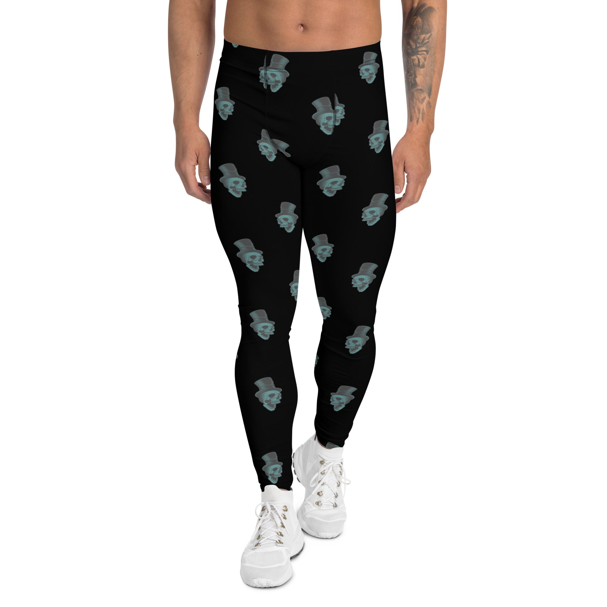 Blue Skull Men's Leggings