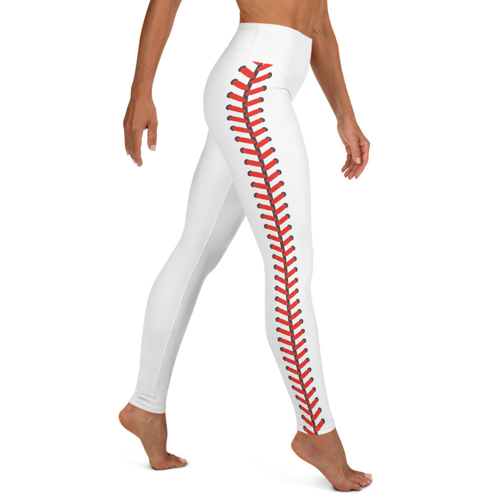 Baseball High-waist Yoga Leggings