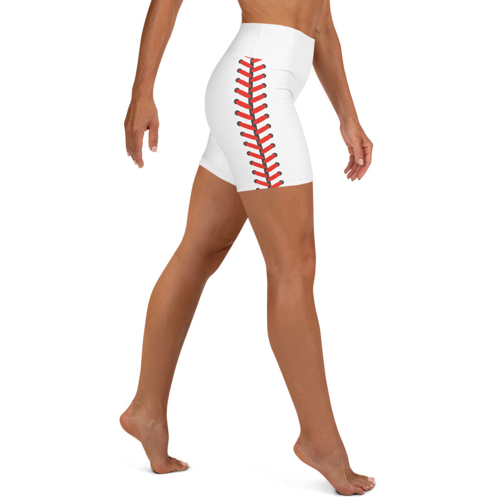 Baseball Yoga Shorts