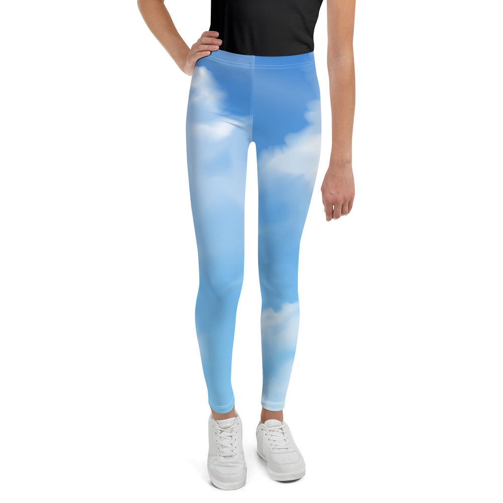Clouds Youth Leggings