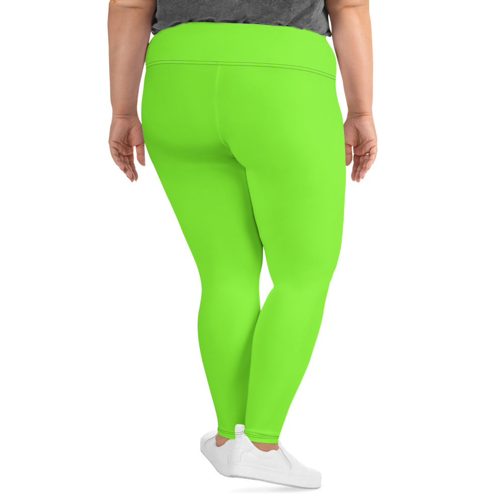 Neon green nike leggings best sale