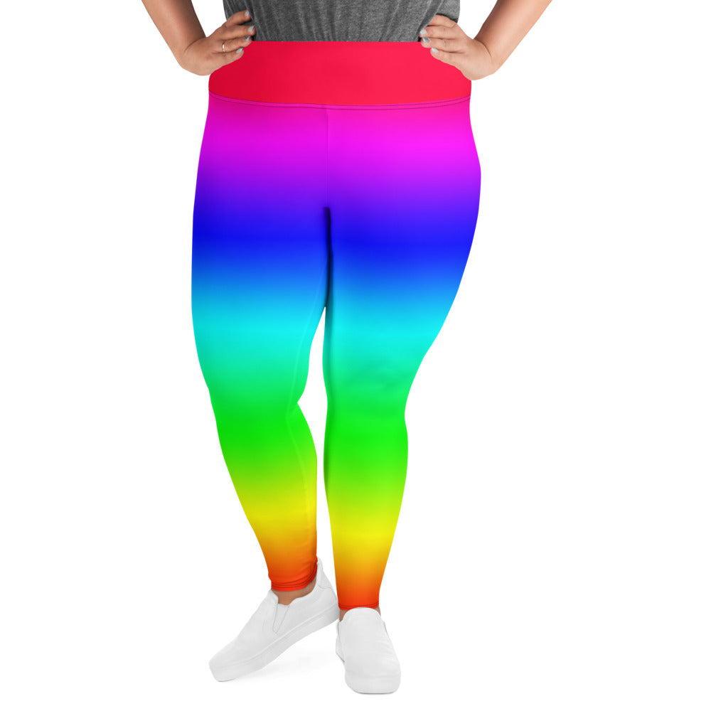 Rainbow Plus Size Leggings