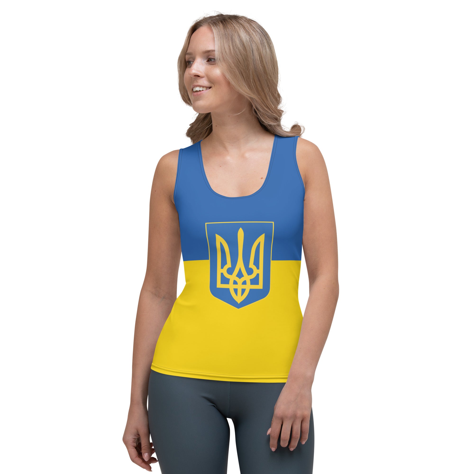 Ukraine Flag Tank Top