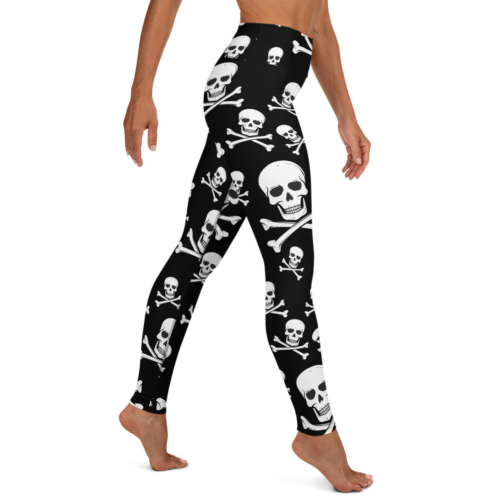 Skull n Bones High-waist Yoga Leggings