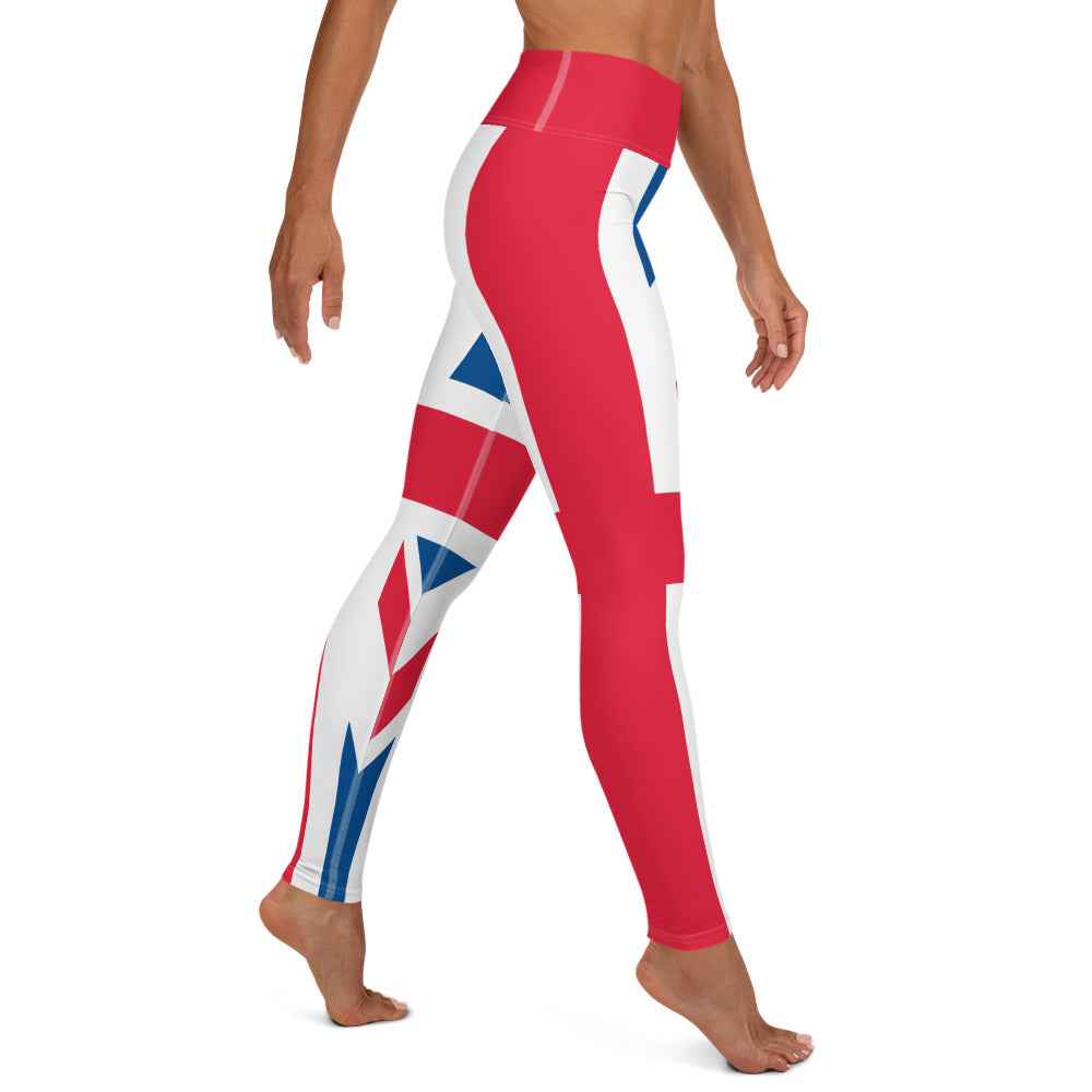 UK Flag High-waist Yoga Leggings